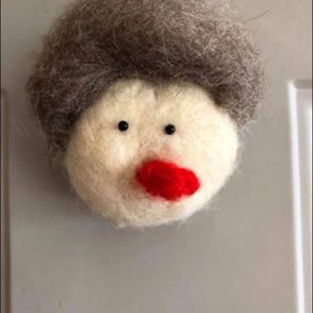Needle felted ornament